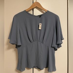 Baby blue blouse from Express